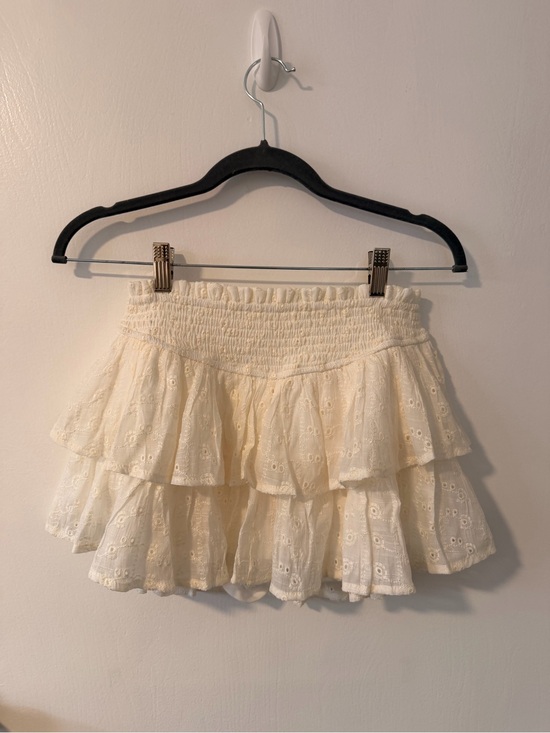 Altar'd State Dresses & Skirts - NWT Altard State Ruffle Tiered White Skort